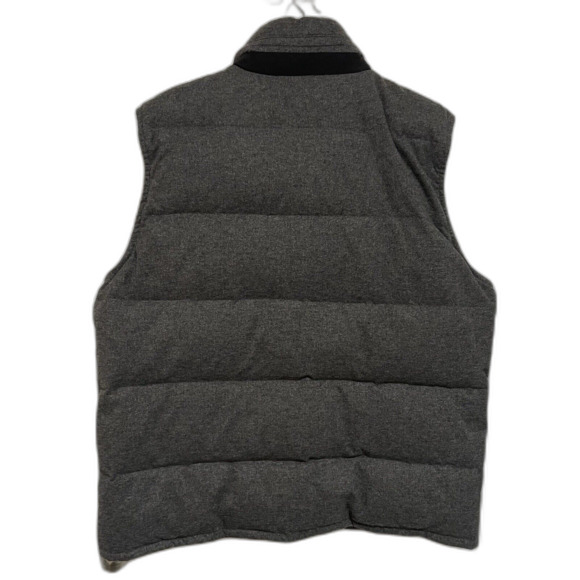 VINCE CAMUTO | Men's Dark Gray Quilted Puffer Vest Sz XL Hooded Jacket WARM - Picture 2 of 5